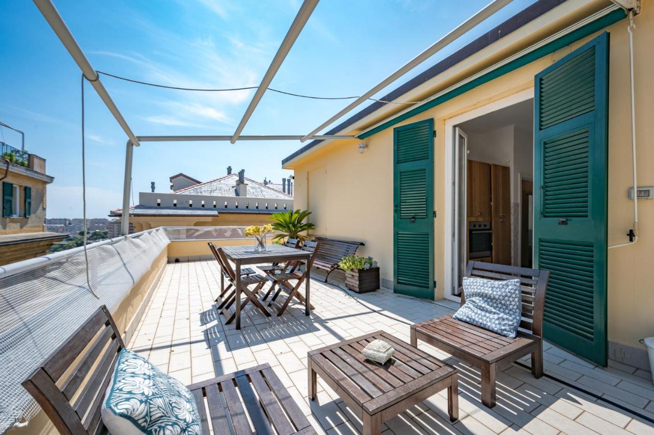 Joivy Penthouse Flat With Terrace Lejlighed Genova Eksteriør billede